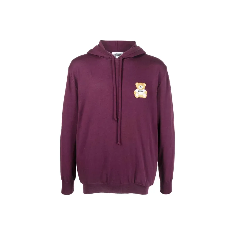 MOSCHINO Teddy Bear Virgin wool Hoodie-0