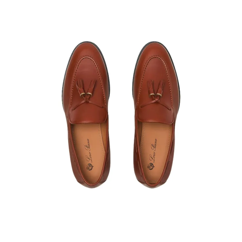 Loro Piana Francis Walk Casual Single Shoes Women's Brown-3