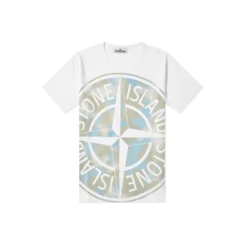 STONE ISLAND T Shirts Men White