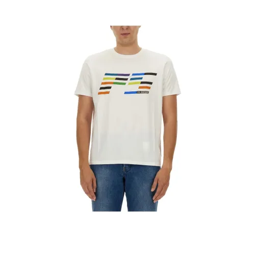 PS By Paul Smith Slant Logo Crewneck T Shirt