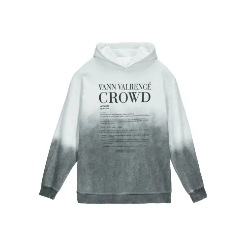VANN VALRENCÉ Sweatshirts Unisex Black White Mixed Color