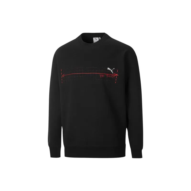 PUMA Sweatshirts Unisex Black-0