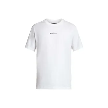 MICHAEL KORS Logo Tape Cotton T Shirt