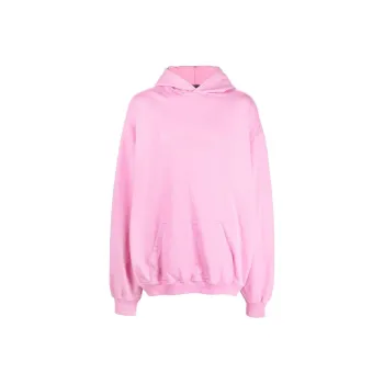 Balenciaga Destroyed Logo Print Hoodie
