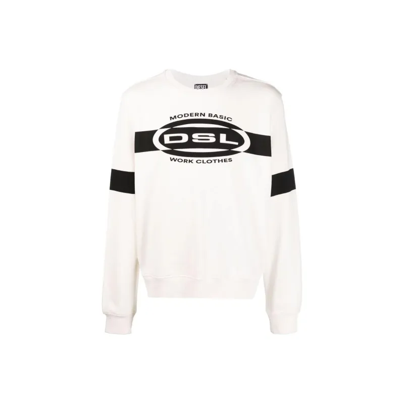 DIESEL Sweatshirts Men White-0