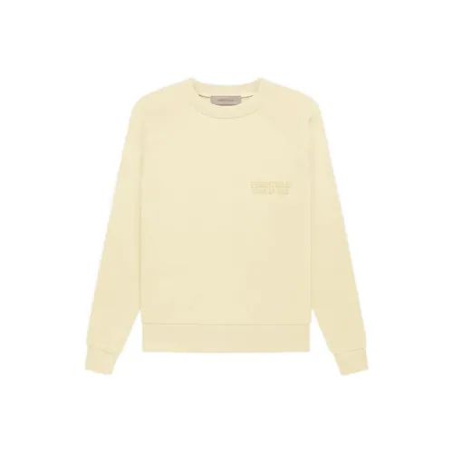 Fear Of God Essentials Sweatshirt Unisex Gold Thread Yellow