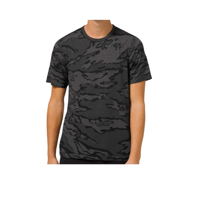 Lululemon Metal Vent Breathe T-Shirt Men Camouflage-0