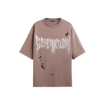 ZARA T Shirt Men's Earth Gray Dark Purple