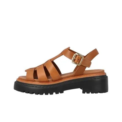 PRADA Roman Sandals Women's Brown
