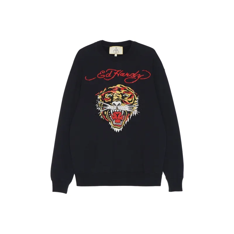 Ed Hardy Classic Classic Series Sweatshirt Unisex Black-0