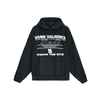 VANN VALRENCÉ Sweatshirt Unisex Faded Black
