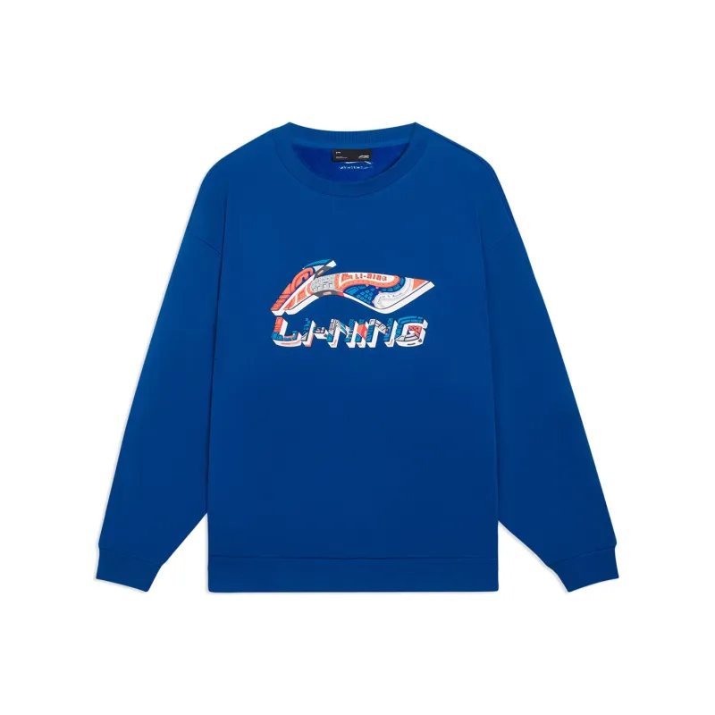LiNing Sports Life Collection Sweatshirt Unisex True Blue-0