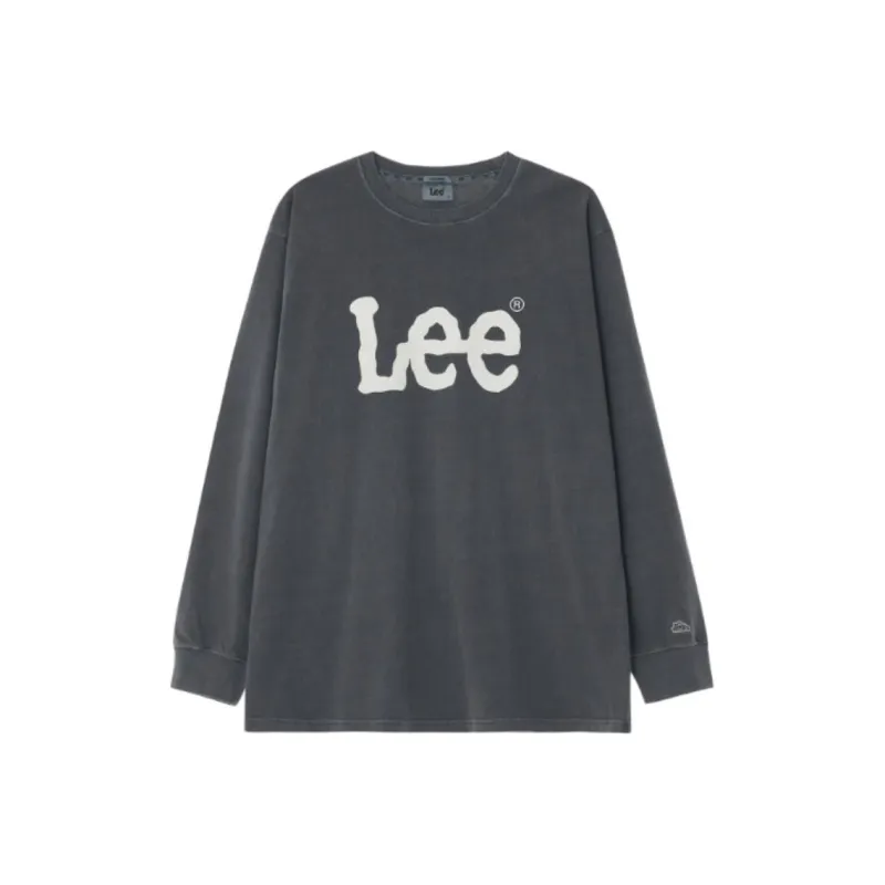 Lee T Shirt Unisex Charcoal Gray-0