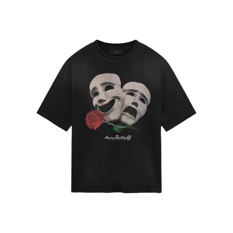 AMIRI Theatre Masks Oversized Tee-0