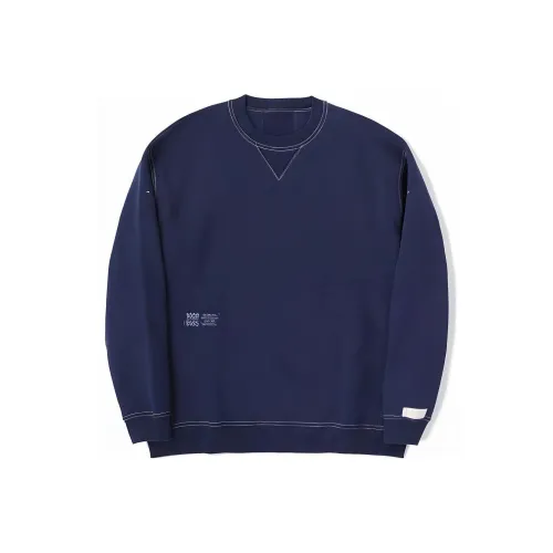 New Balance Sweatshirts Men Navy Blue