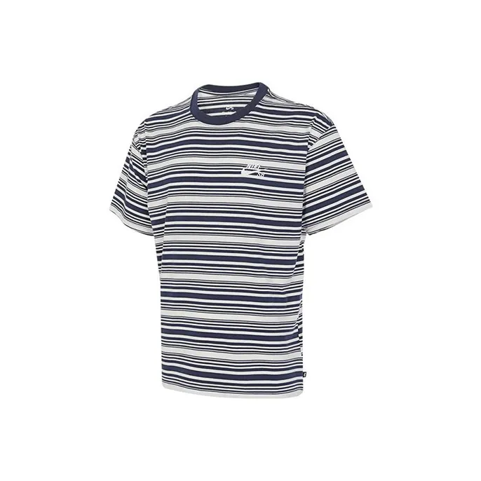 Nike T Shirts Men White Blue-0