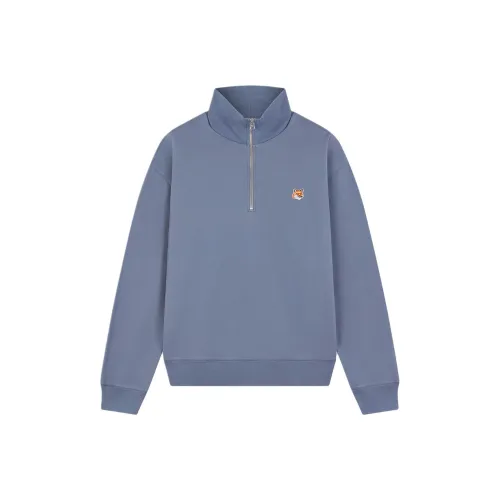 Maison Kitsune Chillax Fox Patch Crewneck T Shirt