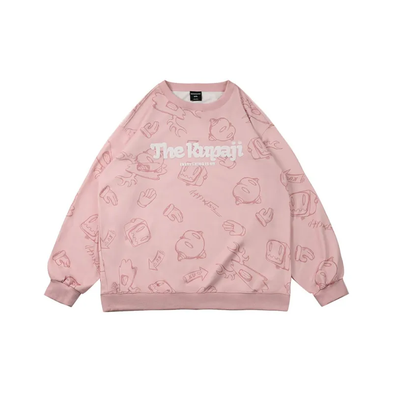 WAYNEXZAVIER x Kupaji Spring Fall Sweatshirt Unisex-0