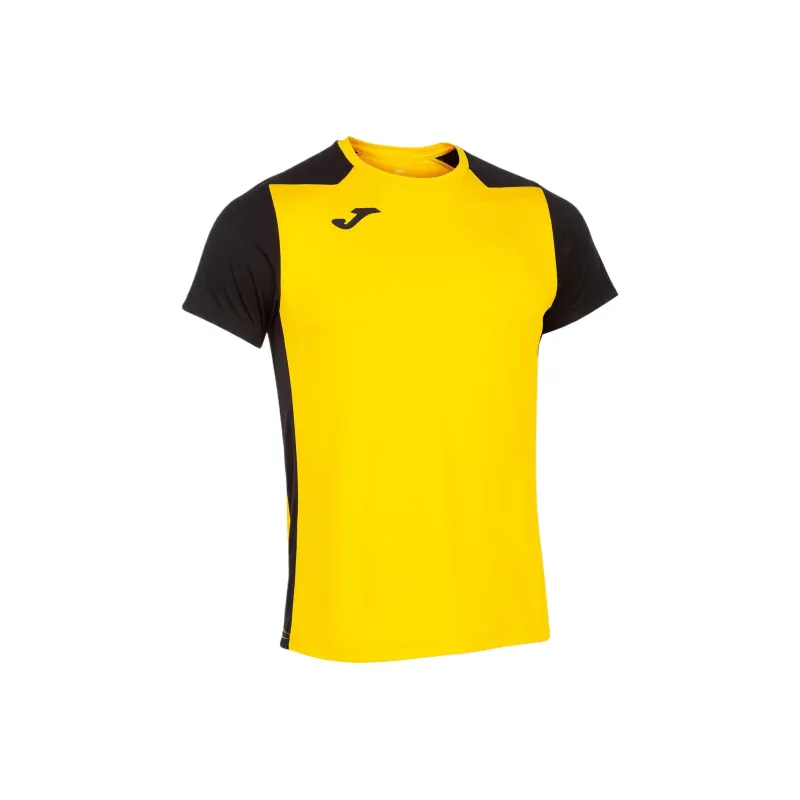 Joma Record II T-Shirt Men Yellow Black-0