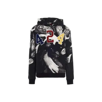 424 Wu-Tang Fuzzy Logo Hoodie