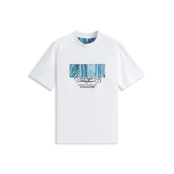 COOGI Street Hip-Hop Pop Style T-Shirt With Gourd Pattern Unisex White
