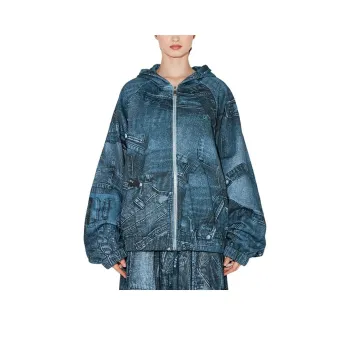 Misbhv X Esther Yu Yu Shuxin Co-authored Series Sweatshirts Unisex Denim Blue