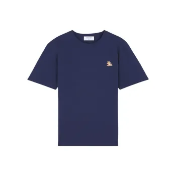 Maison Kitsune Chillax Fox Patch Crewneck T Shirt
