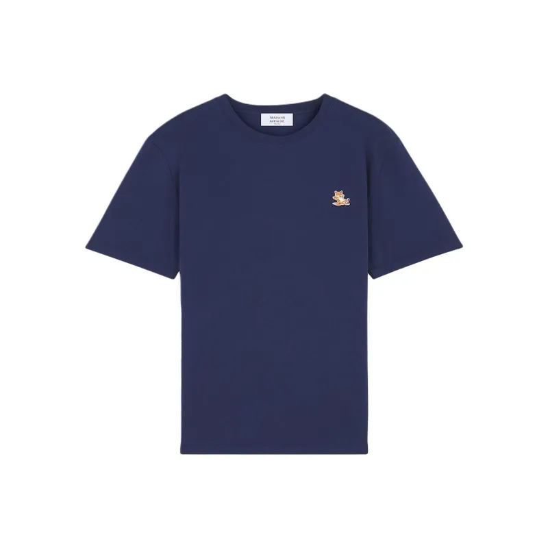 Maison Kitsune Chillax Fox Patch Crewneck T Shirt-0