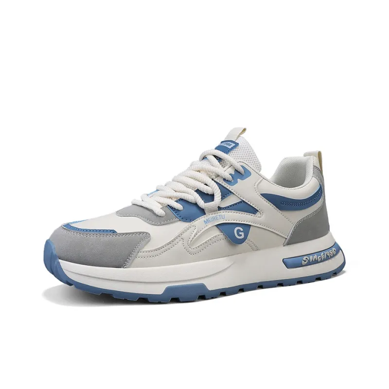 Meiretu Slip Resistant, Abrasion Resistant, Breathable Low Top Casual Shoes Men's-6