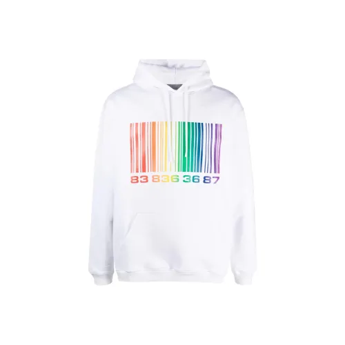 VTMNTS Barcode Printed Drawstring Hoodie
