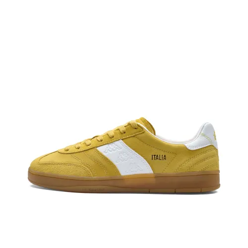 Kappa Back to Back Anti Slip Wear Resistant Low Top Skateboard Shoes Womens White Brown