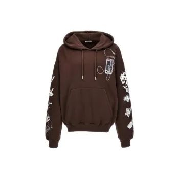 OFF WHITE Xray Arrows print Hoodie