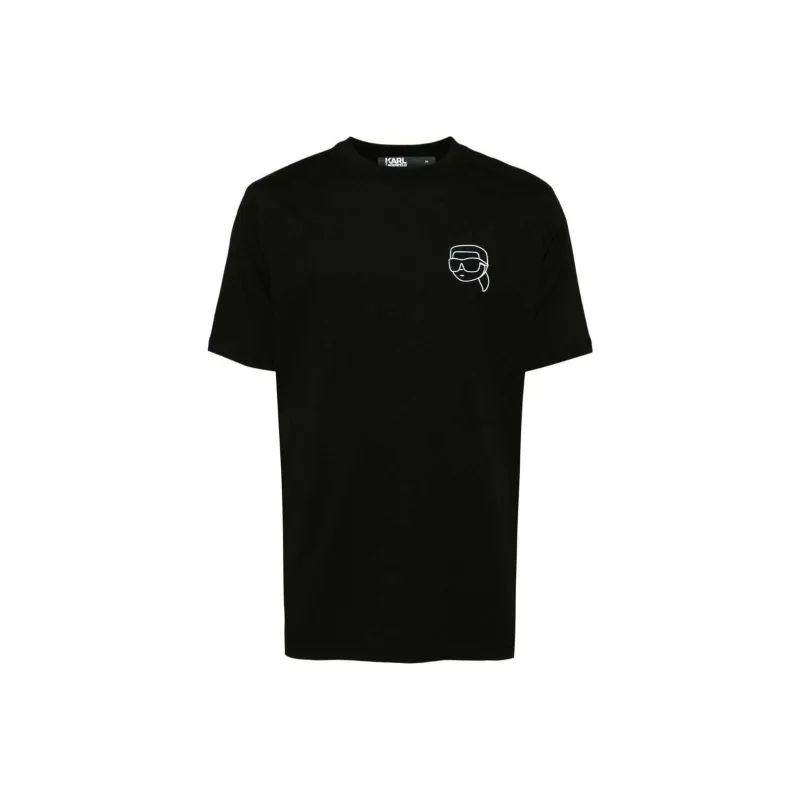 KARL LAGERFELD / Karl Lagerfeld Jeans Ikonik Outline Organic cotton T shirt-0