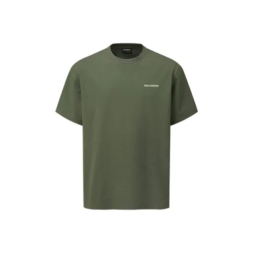 SALOMON UNI T Shirt Unisex Khaki