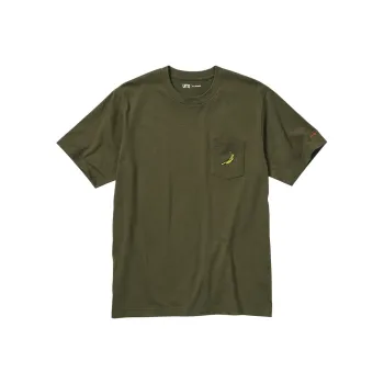 UNIQLO T Shirt Unisex Dark Olive Dark Olive