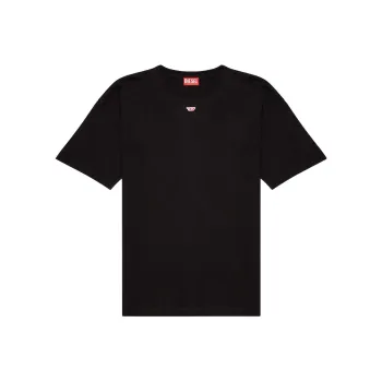 DIESEL T Boxt D Embroidered D Patch Crewneck T Shirt