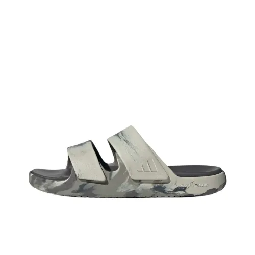 Adidas Znscape Slip Resistant Abrasion Resistant Slide Slippers Unisex Gray Black