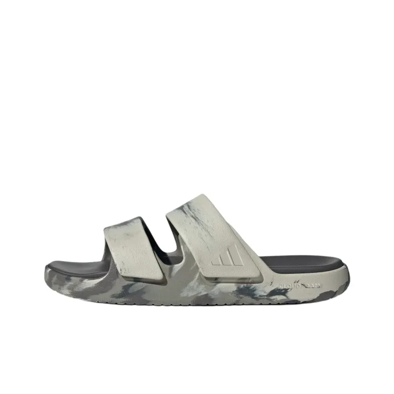 Adidas Znscape Slip Resistant Abrasion Resistant Slide Slippers Unisex Gray Black-0
