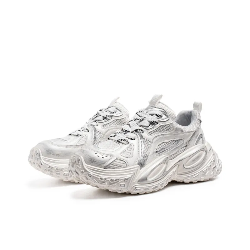 HACKBUTEER Low Top Chunky Sneakers Men's Box Included-15