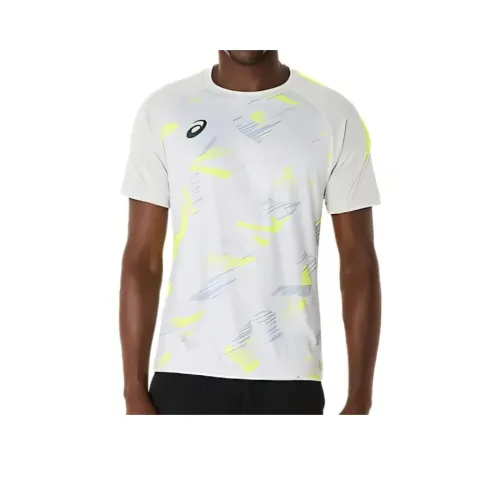 Asics T Shirts Men Gray