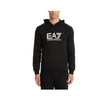 EMPORIO ARMANI Logo-print Cotton Hoodie