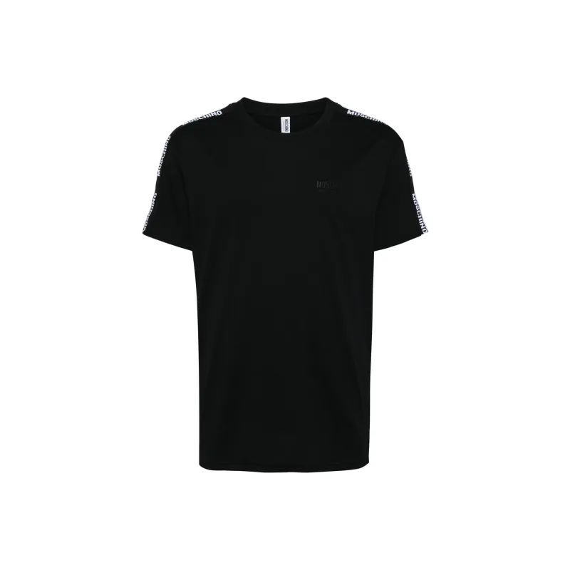 MOSCHINO Logo-tape Cotton T-shirt-0