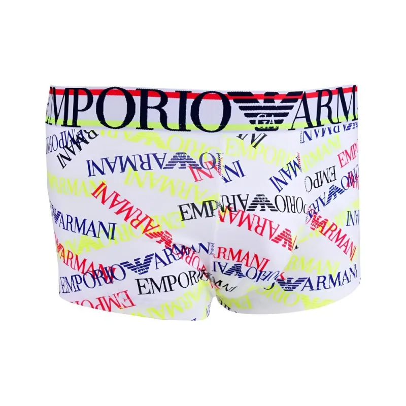 EMPORIO ARMANI SS23 Square-cut Underwear Men's 1 Pack White-3