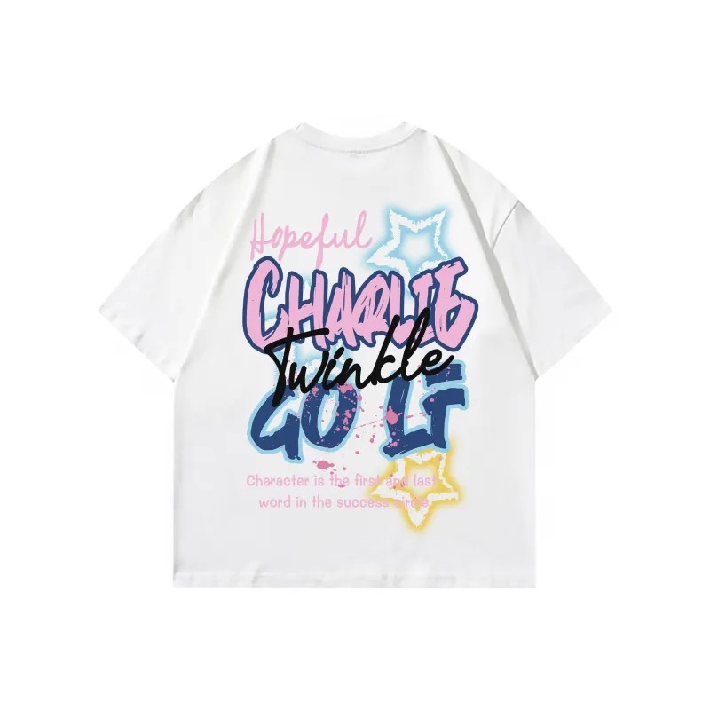 CHARLIE GOLF T Shirt Unisex White-0