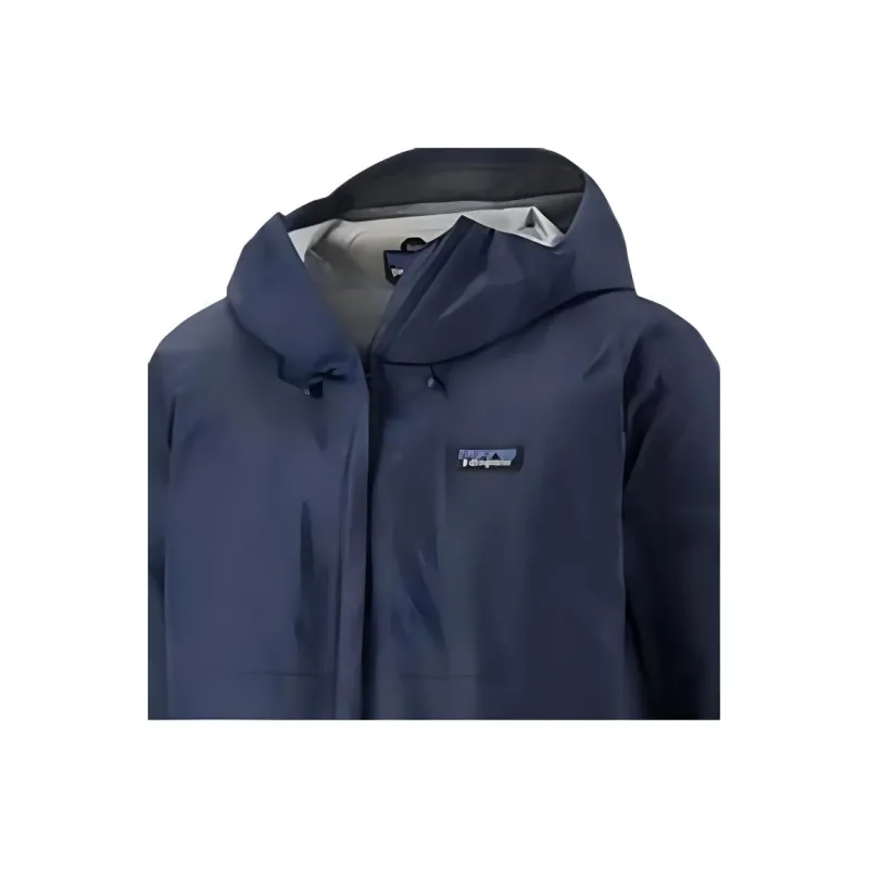 Patagonia Urban Living/Travel/Commuting Windproof Windbreaker Jacket Men's Dark Blue, Comes With Necklace-2