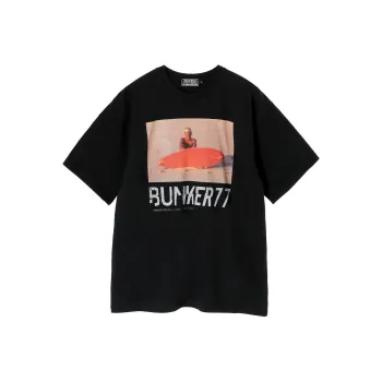 HYSTERIC GLAMOUR x BUNKER 77 T-Shirt Men's Black