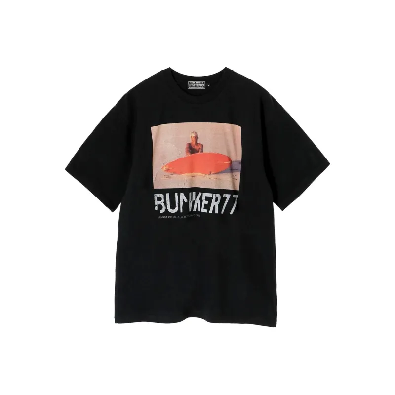 HYSTERIC GLAMOUR x BUNKER 77 T-Shirt Men's Black-0