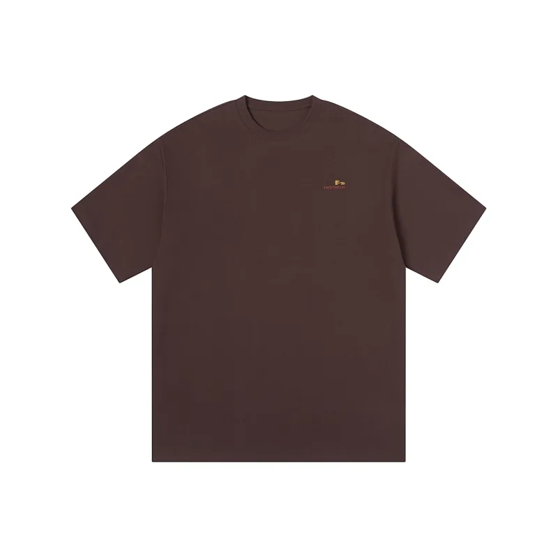 Heartboon T Shirts Unisex Brown-0
