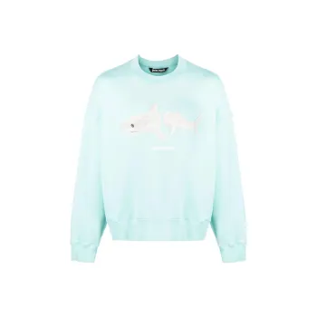 PALM ANGELS Shark Crewneck Sweater