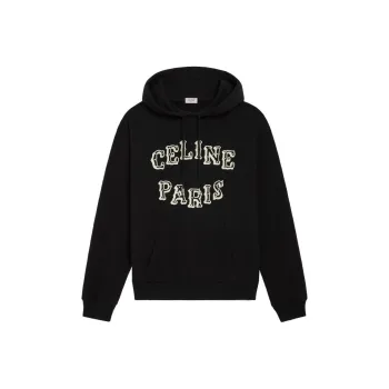CELINE Loose Embroidered Hoodie
